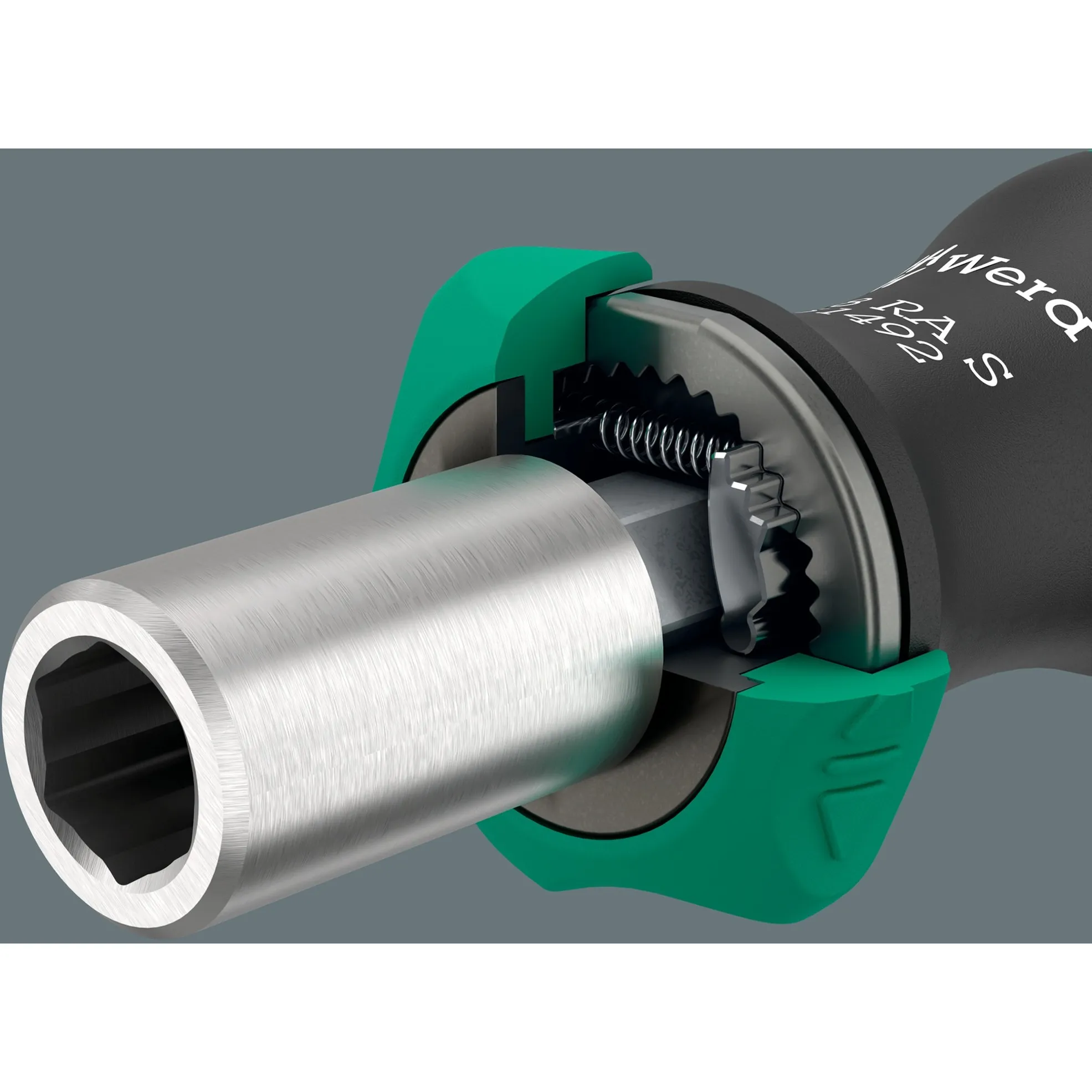 Wera Kraftform Kompakt 838 RA S Set 1 bitset (Zwart/groen, 14‑delig)